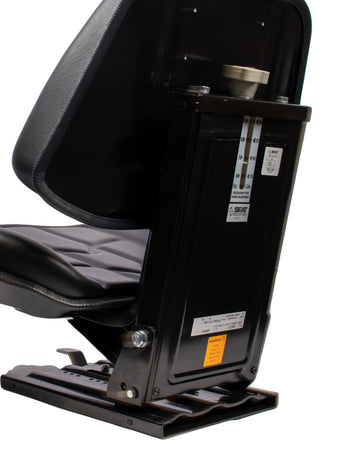 Sedile 3 in sky nero con sospensione meccanica