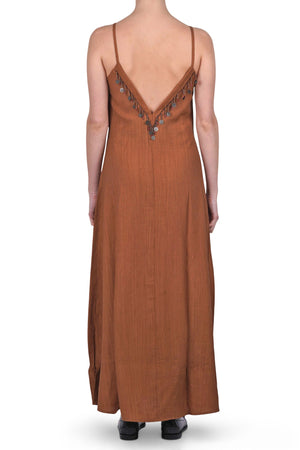 MeME ROAD Meme Road - Abito - 470274 - Cuoio da donna