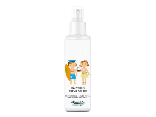 Crema Solare Protezione Molto Alta 50+ Bubble&co 100ml