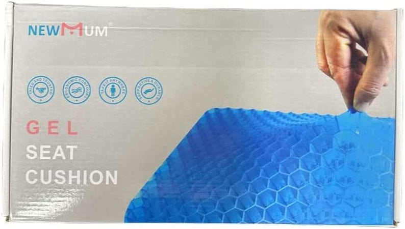 Cuscino Multifunzionale in Gel, Fresco E Traspirante, Cuscino Elastico per Il Sostegno Del Sedile, per Alleviare L'Affaticamento Dell'Anca
