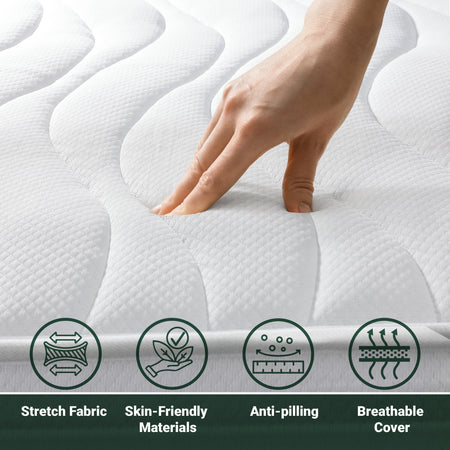 Materasso Singolo BASIC Memory Ortopedico | Altezza 16 cm | Made in Italy