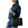 Guess borsa a mano nera 4G Logo peony TISHA HWPD7764070BLO