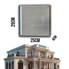 7,99pz *** STOCK *** Fregio capitello cimasa per esterno in xps resinati 25x25x4cm PD0402 - Eternal Parquet
