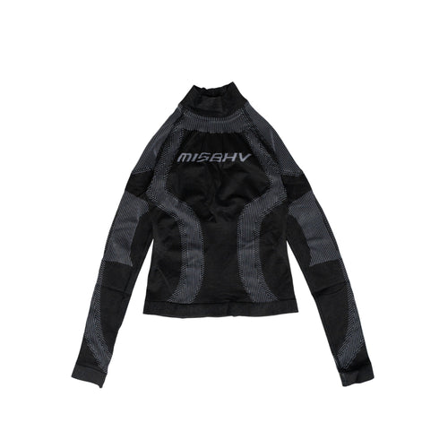 MISBHV Sport Longsleeve in Muted Black da donna