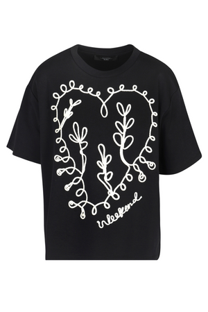 WEEKEND MAXMARA Weekend MaxMara - T-shirt - 450471 - Nero/Panna da donna