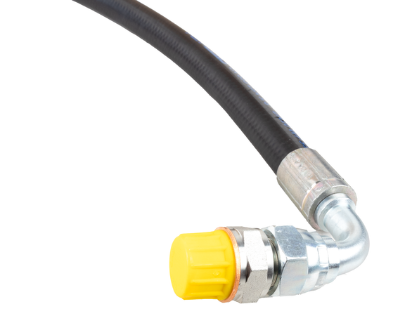 Kit tubi idraulici 3/8" 2SN per terzi punti con valvola di blocco