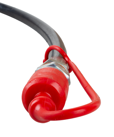 Kit tubi idraulici 3/8" 2SN per terzi punti con valvola di blocco