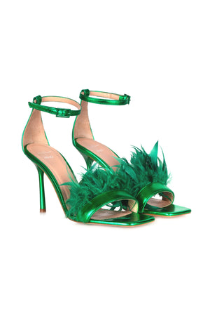 LEONIE HANNE X LIU JO Leonie Hanne X Liu Jo - Sandali - 391461 - Verde da donna