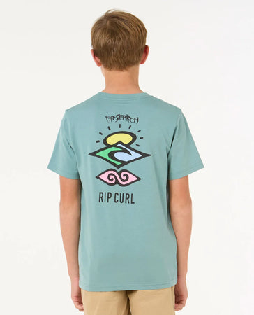 T-Shirt Bambino Rip Curl Search Icon Tee