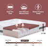Materasso Matrimoniale CARBON Memory Foam | Altezza 27 cm | Made in Italy