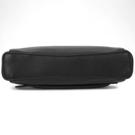 Sei G pochette nera da uomo con lucchetto ID