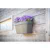 Vaso da parete - GARDEN ID Star - Tortora 36 x 16 cm - Riserva d'acqua con sistema di troppopieno - Riciclato e riciclabile al 100%