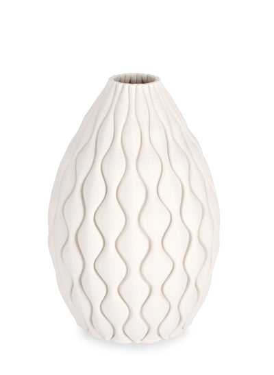 Vaso in ceramica stmpata in 3D kylo beige