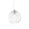 Sospensione Moderna Nemo Metallo Trasparente 1 Luce E27 D30Cm