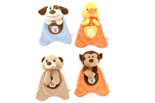 Straccetto con animale in peluche