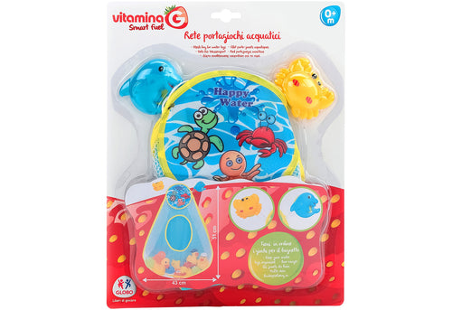 Sacco Portagiochi da bagnetto con ventose