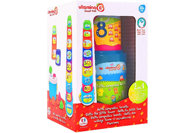 Torre impilabile con secchiello e forme