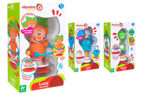 Animale con Ventosa per Seggiolone 3 Assortimenti