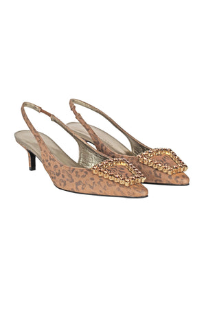 Roberto Festa - Slingback - 451004 - Fantasia Marrone da donna