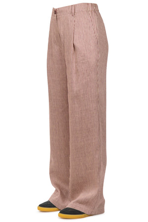 Alysi - Pantalone - 451075 - Fantasia Bordeaux da donna