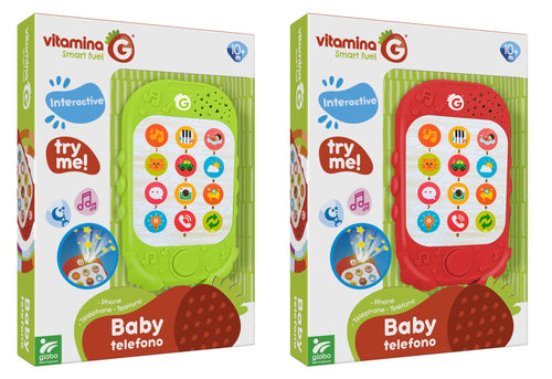 Telefono Cellulare con Luci e Suoni 2 Colori