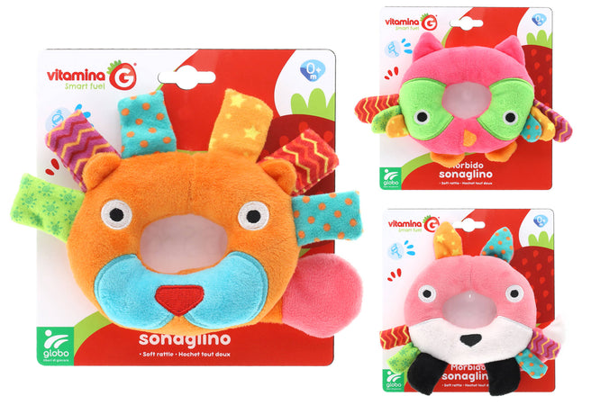 Animali Sonaglio 12x10cm 3 assortimenti