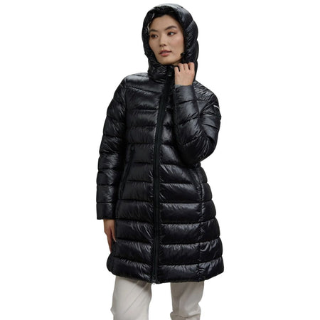 Blauer piumino lungo nero Adelaide 25WBLDK02069