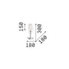 Lampade Da Scrivania - Ufficio Classica Pegaso Metallo Bianco 1 Luce E14 Small