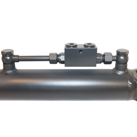 Braccio laterale idraulico con valvola lunghezza 550-730mm alesaggio 60mm