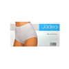 Slip Culotte in Cotone Jadea Mod. 05 Vita Alta Bianco/Nero