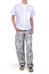 8PM 8pm - Pantalone - 470457 - Panna/Blu da donna