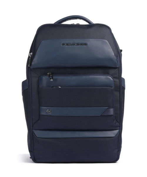 PIQUADRO Nevet Zaino porta pc 15″ poliestere riciclato art. CA6490W132 Blu scuro