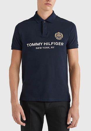 Tommy Hilfiger POLO ICON CREST CHEST LOGO SLIM POLO da uomo