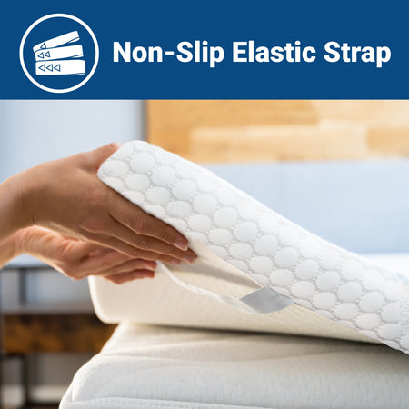 Topper Matrimoniale Memory Foam | Altezza 5 cm | Made in Italy