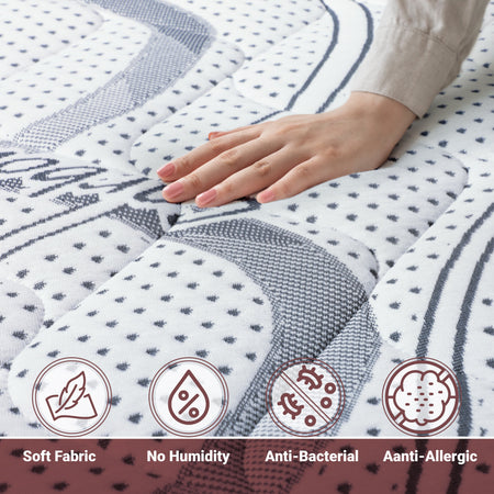 Materasso Matrimoniale CARBON Memory Foam | Altezza 27 cm | Made in Italy