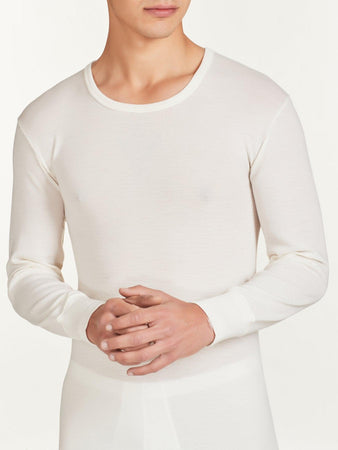 Ragno Maglia Intima Uomo Girocollo Maniche Lunghe Pura Lana Peso Medio 060039 S50 - Passarelli Biancheria