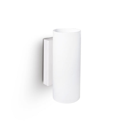 Applique Moderna Round Paul Metallo Bianco 2 Luci 3W 3000K Luce Calda