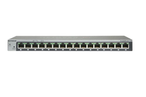 Netgear gs116 non gestito gigabit ethernet (10/100/1000) grigio - GS116GE