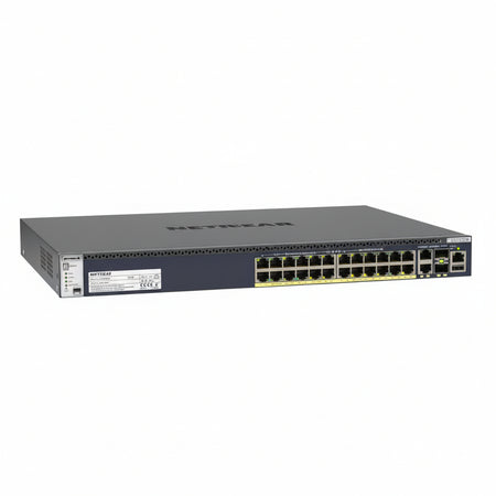 Netgear m4300-28g-poe+(1000w)/us/emea gestito gigabit ethernet (10/100/1000) supporto power over ethernet (poe) 1u nero - GSM4328PB-100NES