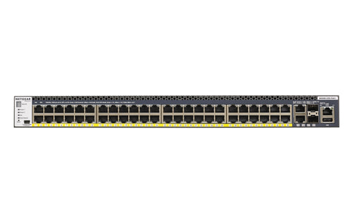 Netgear m4300-52g-poe+ 550w psu gestito l2/l3/l4 gigabit ethernet (10/100/1000) supporto power over ethernet (poe) 1u nero - GSM4352PA-100NES