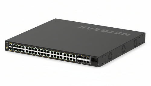 Netgear gsm4248p-100eus switch di rete gestito l2/l3/l4 gigabit ethernet (10/100/1000) supporto power over ethernet (poe) nero - 130815