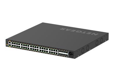 Netgear gsm4248px-100eus switch di rete gestito l2/l3/l4 gigabit ethernet (10/100/1000) supporto power over ethernet (poe) nero - 130816