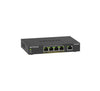 Netgear gs305pv3 non gestito gigabit ethernet (10/100/1000) supporto power over ethernet (poe) nero - GS305P-300EUS