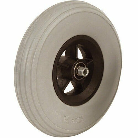 06069018 Ruota 8' x 1/2 x 2' in gomma grigia
