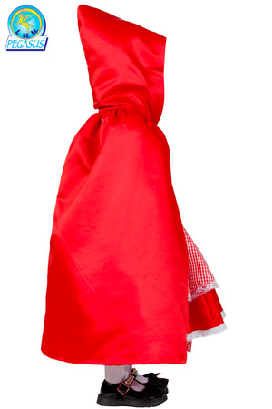 COSTUME CARNEVALE CAPPUCCETTO ROSSO DALLA 3° ALLA 5° - PEGASUS 0609