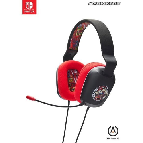 Cuffie stereo cablate - POWER A - Nintendo Switch - Mario Kart