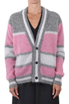AMARANTO Amaranto - Cardigan - 461287 - Grigio/Rosa da donna