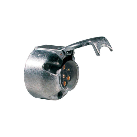 Presa 7 poli 12v in alluminio