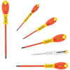 Set di 6 cacciaviti isolati 1000V - STANLEY FATMAX - 0-65-441 - Elettricista + Philipps + Tester