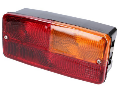 Fanale posteriore alogeno destro 185x85mm 3 funzioni luminose